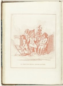 Comité para Buitenlandse Zaken, 1795 A Comissão de Relações Exteriores (título do objeto) Hollandia Regenerata (kopie italiano) (título da série) A regeneração da Holanda: um espelho para todos os povos regenerados (título da série no objeto) de Anonymous