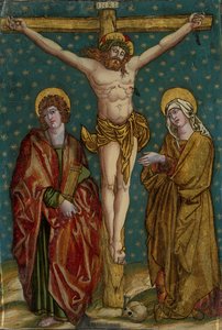Crucificação de Cristo, com a Virgem e São João de Anonymous