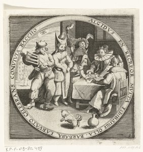 O mês de Fevereiro, Terça-feira Gorda, c. 1600
Os doze meses do ano retratados em cenas da vida popular (título da série)
Schemata XII Mensium sius operationibus, & ad signa zodiaci applicatione, in quatuor anni partes divisa (título da série sobre o obj de Anonymous