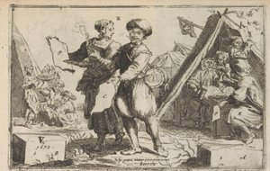 Os Bravos Batavos, 1673 Os bravos Bataviers / Le vaillans Bataviers (título no objeto) de Anonymous