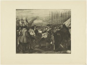 A rendição de Breda, a Velázquez de Anonymous