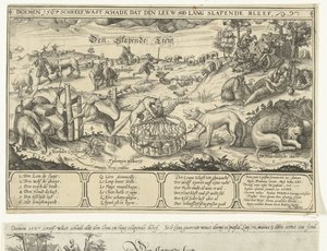 O leão adormecido, 1567
O Leão Adormecido (título sobre o objecto) de Anonymous