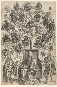 A árvore genealógica de Maria de Anonymous