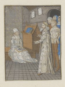Um rei conta a sua história a Boccacio
O destino de homens e mulheres nobres (título da série) de Anonymous