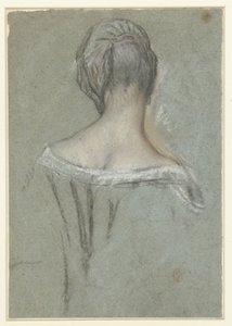 Senhora elegante, por trás de Anonymous
