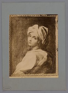 Fotoreprodução de um retrato pintado de Beatrice Cenci de Guido Reni, na Galleria Barberini, em Roma
Beatrice Cenci di G. Reni - Gall. Barberini (título sobre o objecto)
Roma (título da série sobre o objecto) de Anonymous