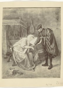Fotoreprodução do quadro A mulher doente por Jan Steen
Musée d