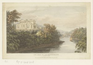 Vista do Nuffield Lodge, em Londres de Anonymous