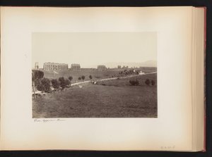 Vista da Via Appia perto de Roma, Itália Via Ápia. rom (título no objeto) de Anonymous