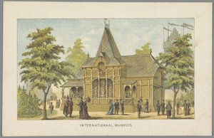Casa Internacional do Vinho na Feira Mundial em Amesterdão, 1883
International Wine House (título sobre o objecto)
Memória de Amesterdão em 1883 (título da série sobre o objecto) de Anonymous