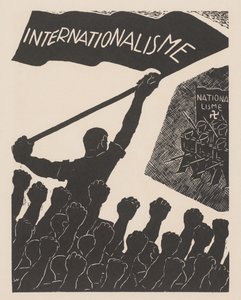 Internacionalismo versus Nacional-Socialismo
Contra a guerra e o fascismo (título da série) de Anonymous