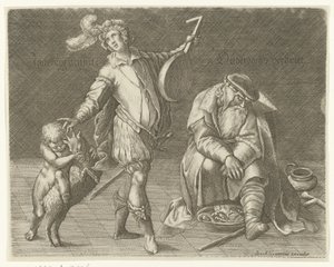 Juventude e velhice
Jonckheyt aensiet / Grief of old age (título sobre o objecto) de Anonymous