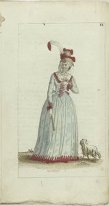 Gabinete de Moda e Gosto 1791, pl. IX de Anonymous