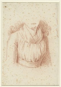 Estudo de trajes para um retrato de Madame Molet de Anonymous