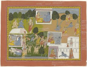 Krishna Desproteger as Árvores de Arjuna de Anonymous