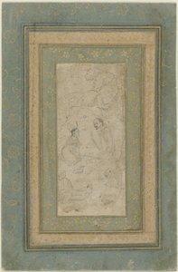 Laila e Majnun no deserto de Anonymous