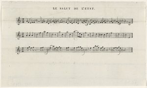 Canção ao príncipe herdeiro, 1830 Le salut de l