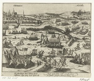 Luís de Nassau deixa Bergen, 1572 de Anonymous