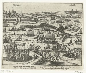Luís de Nassau deixa Bergen, 1572 de Anonymous