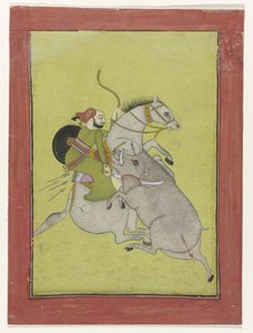 Maharaja Umed Singh do Bundi
Maharaja Umed Singh, matando um javali selvagem de Anonymous