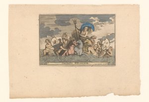 Neptuno como personificação da Zeeland
Comitatus Zelandiae (título sobre o objecto) de Anonymous