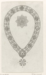 Cadeia de Ordens com a Grã-Cruz da Ordem Real da Holanda, 1807 de Anonymous
