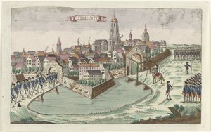 Patriots deixam Utrecht, 1787
Utrecht (título sobre o objecto) de Anonymous