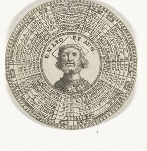 Medalha com o retrato de Leão III e com os nomes dos imperadores romanos orientais de Anonymous