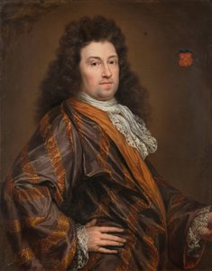 Retrato de François Leydecker (1650-1718). Delegado ao Tribunal de Contas da Zeeland de Anonymous
