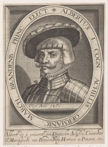 Retrato de Albrecht III Aquiles, Eleitor de Brandemburgo de Anonymous