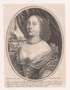 Retrato de Anna Genoveva de Bourbon-Condé de Anonymous