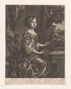 Retrato de Anna da Grã-Bretanha como princesa Sua Alteza a Senhora Ann (título no objeto) de Anonymous