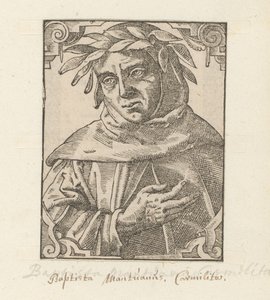 Retrato de Baptista Mantuanus de Anonymous