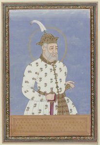 Retrato de Bara Malik; foi primeiro vizir do sultão que governava a cidade de Bidar (?); mais tarde tornou-se governante da Golconda e fundou a Golconda de Anonymous