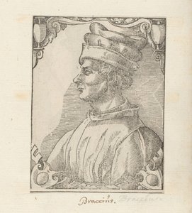 Portret van Braccio da Montone de Anonymous