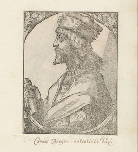 Retrato de Cesare Borgia de Anonymous