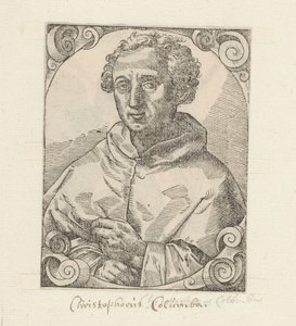 Retrato de Cristóvão Colombo de Anonymous