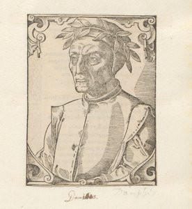 Portret van Dante Alighieri de Anonymous