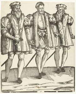 Retrato de Gaspard, François e Odet de Coligny de Anonymous