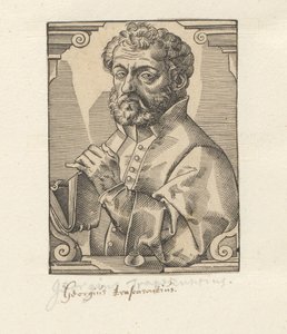 Portret van Georg de Trebizonda de Anonymous