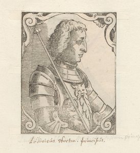 Retrato de Ludovico Sforza de Anonymous
