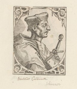 Retrato de Matthäus Schiner de Anonymous