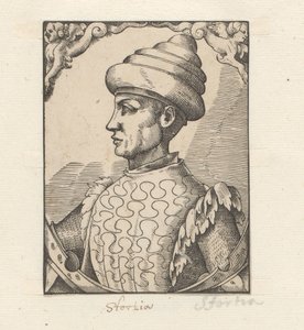 Portret van Muzio Attendola Sforza de Anonymous