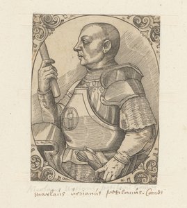 Portret van Niccolò de Pitigliano de Anonymous