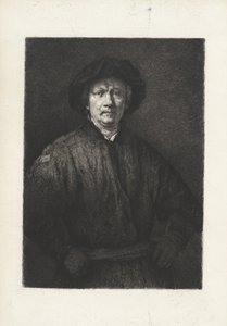 Retrato de Rembrandt Harmensz. do Reno de Anonymous