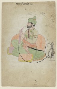 Portret van Sansar Chand, póstumo de Anonymous