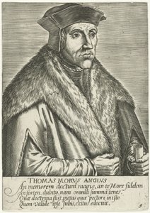 Portret van Thomas More Thomas Morvs Anglvs (título no objeto) de Anonymous