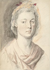 Retrato de uma jovem mulher de Anonymous