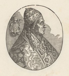 Retrato do antipopular Alexander V de Anonymous