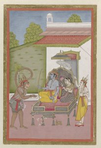 Rama e Sita Enthroned de Anonymous